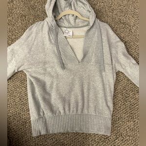 Aerie v neck oversized hoodie
